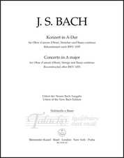 Concerto for Oboe d'amore (Oboe), Strings and Basso continuo in A major - Violoncello, Double bass